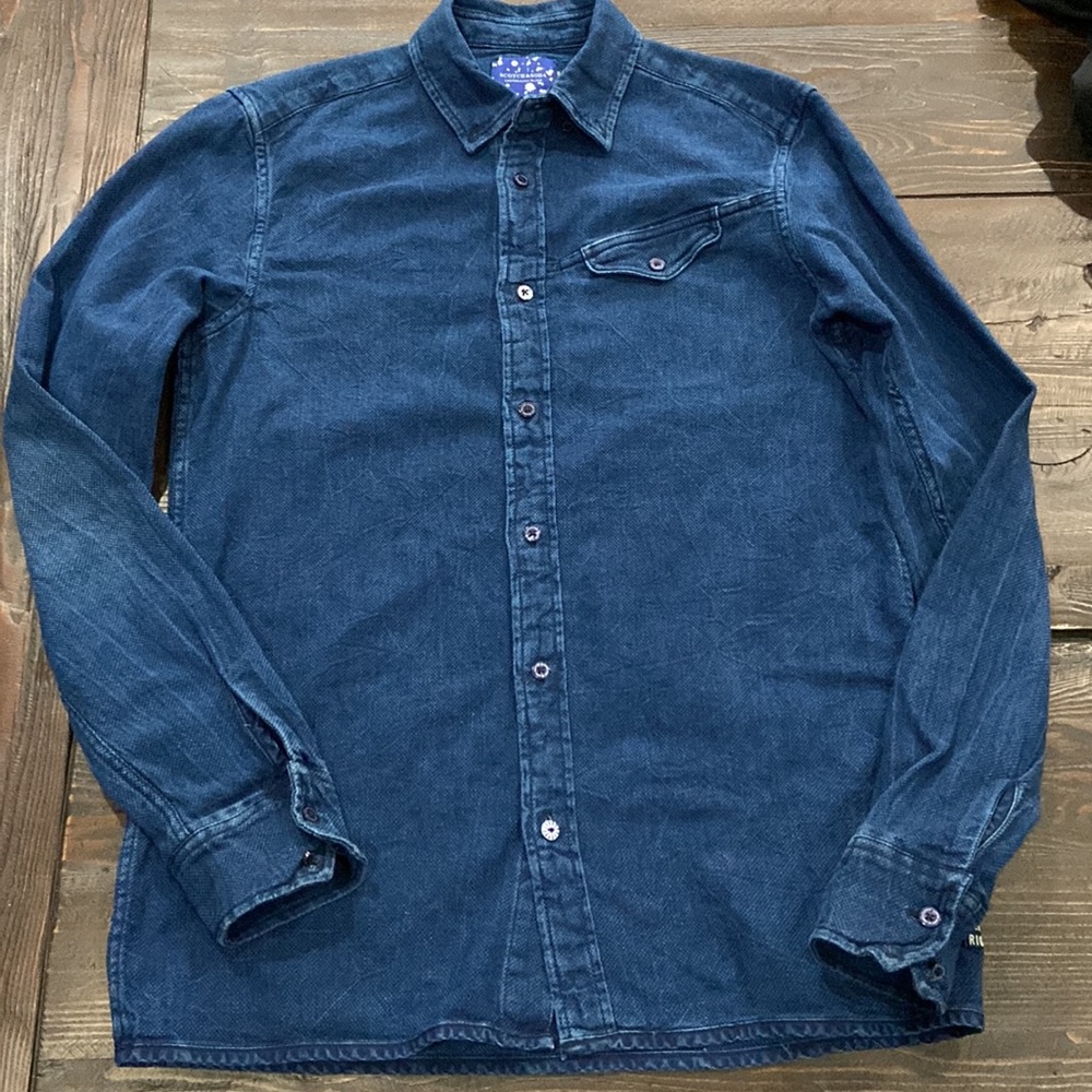 SCOTCH & SODA MENS DENIM button up shirt - Picture 2 of 4